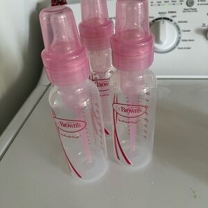 Dr. Brown's Pink Baby Bottles